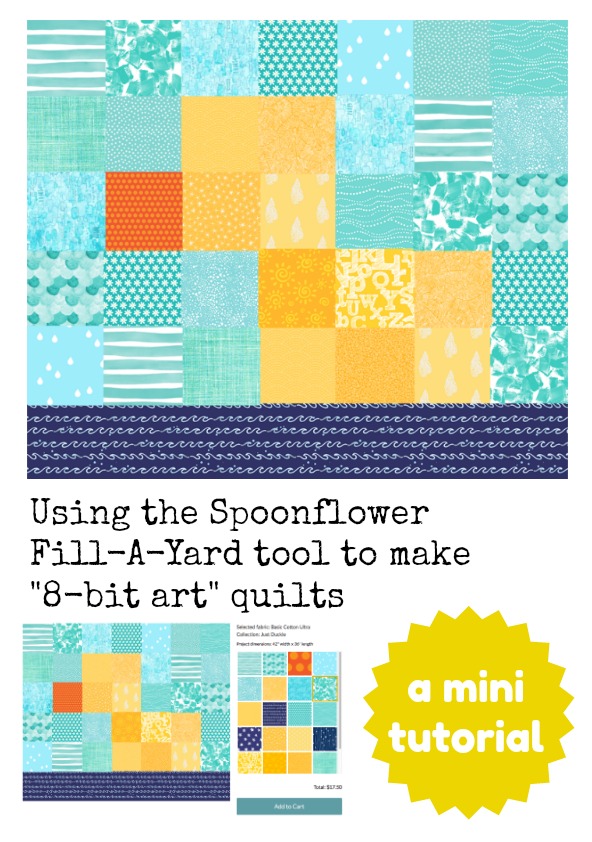 Try it: Spoonflower’s Fill-a-Yard tool and 8-bit Art – Becka Rahn, artist