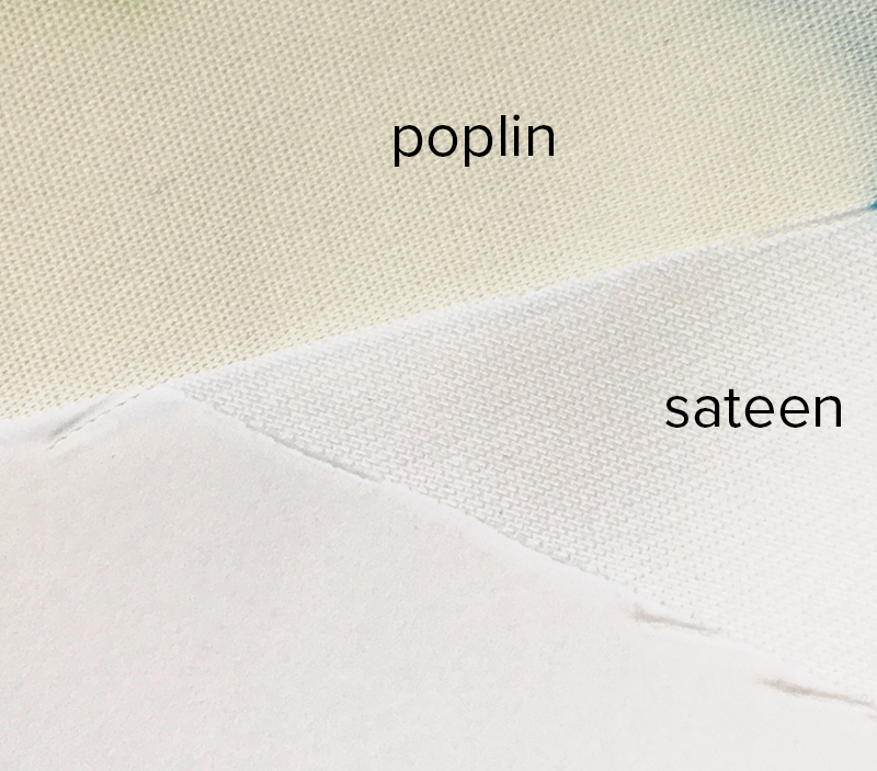 What is poplin?